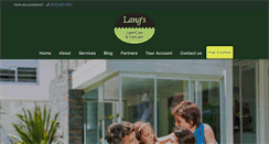 Desktop Screenshot of langslawncare.com
